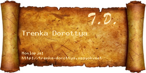 Trenka Dorottya névjegykártya